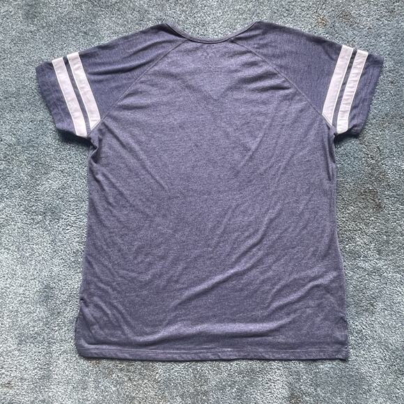 Milwaukee Brewers Women’s Large V-Neck T-Shirt Blue Short Sleeve MLB Baseball - Picture 8 of 8